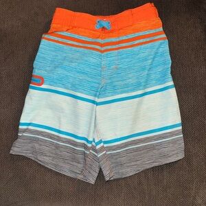 Colorful Striped Swim Shorts Boys size 8
